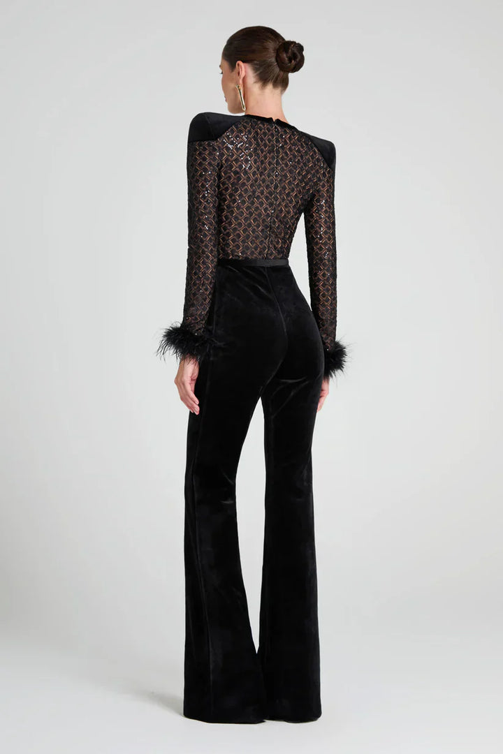 Darla Feather Jumpsuit