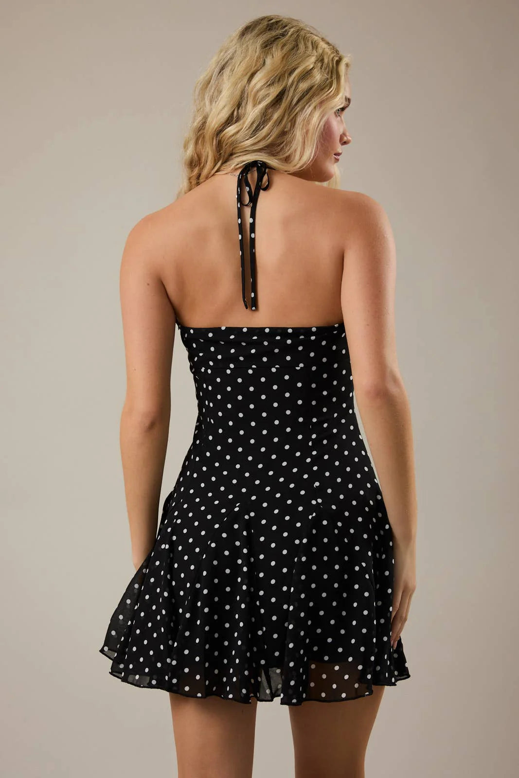 Luna Polka Dot Mini Dress