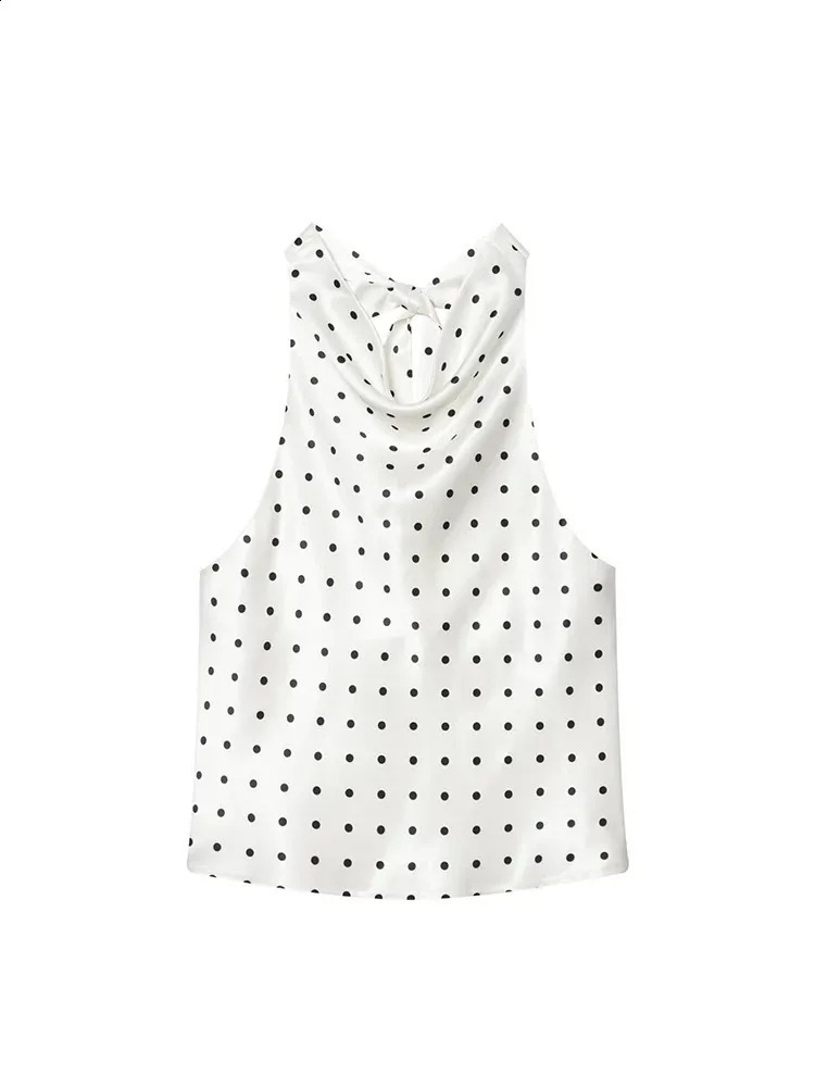 Dottie Polka Dot Tie Top