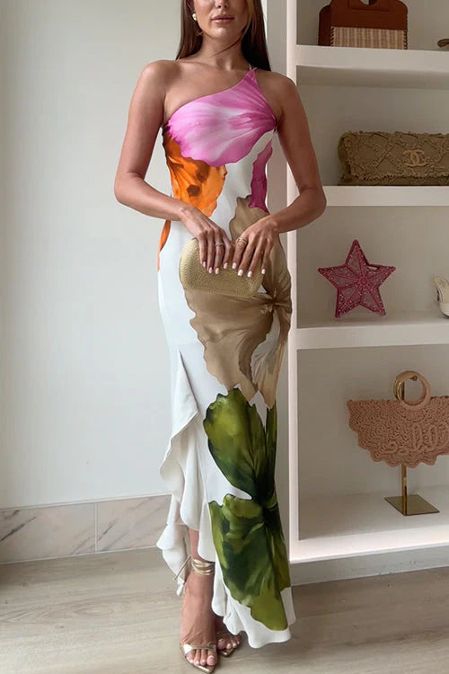Valerienne Floral Garden Party Wedding Guest Maxi Dress