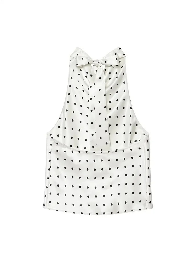 Dottie Polka Dot Tie Top
