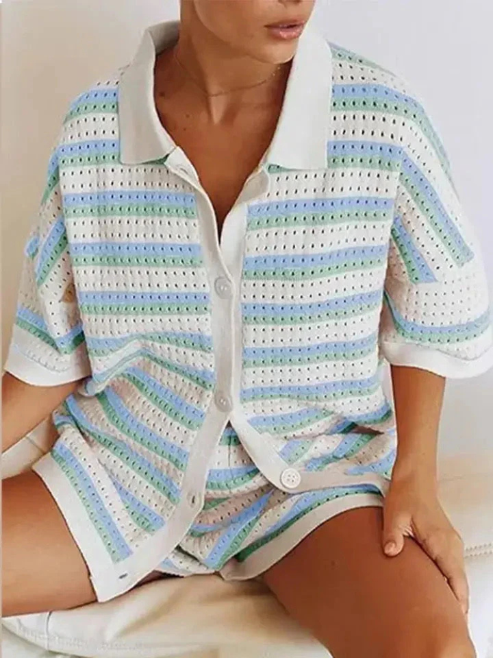 Caressa Crochet Knit Set