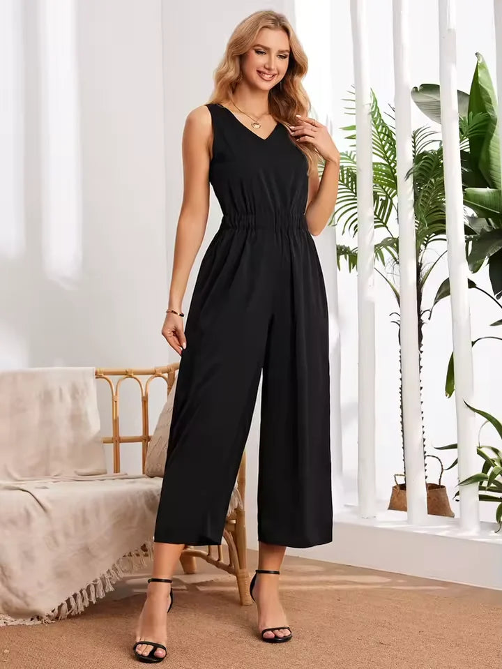 Melina V-neck Jumpsuit