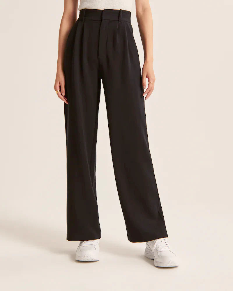 Lucia Black Tailored Pants