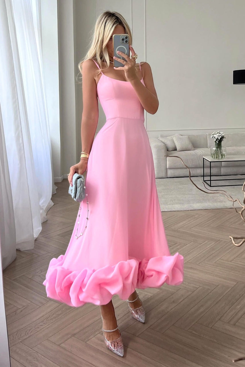 flowy summer maxi dresses Giavella Maxi Dress - Pink / M - Everyday Chic