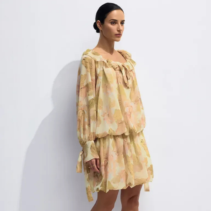 Junia Floral Boho Summer Mini Dress