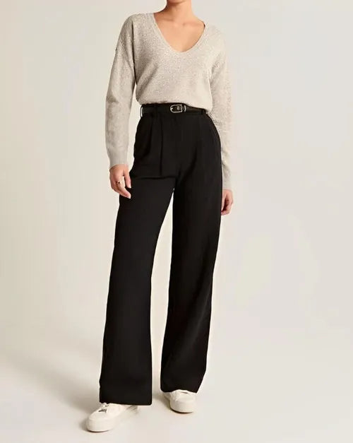 Lucia Black Tailored Pants