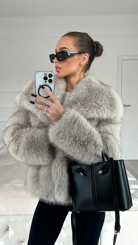 Giorgia Fur Jacket – AZZURRA Giorgia Fur Jacket – AZZURRA