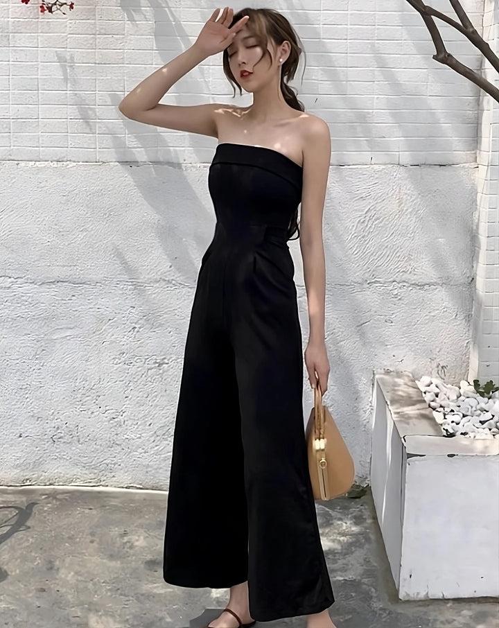 Noir Wide Leg Jumpsuit