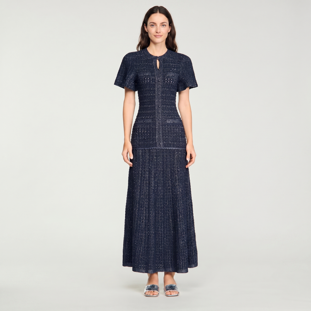 Seraphina Knit Button Maxi Dress