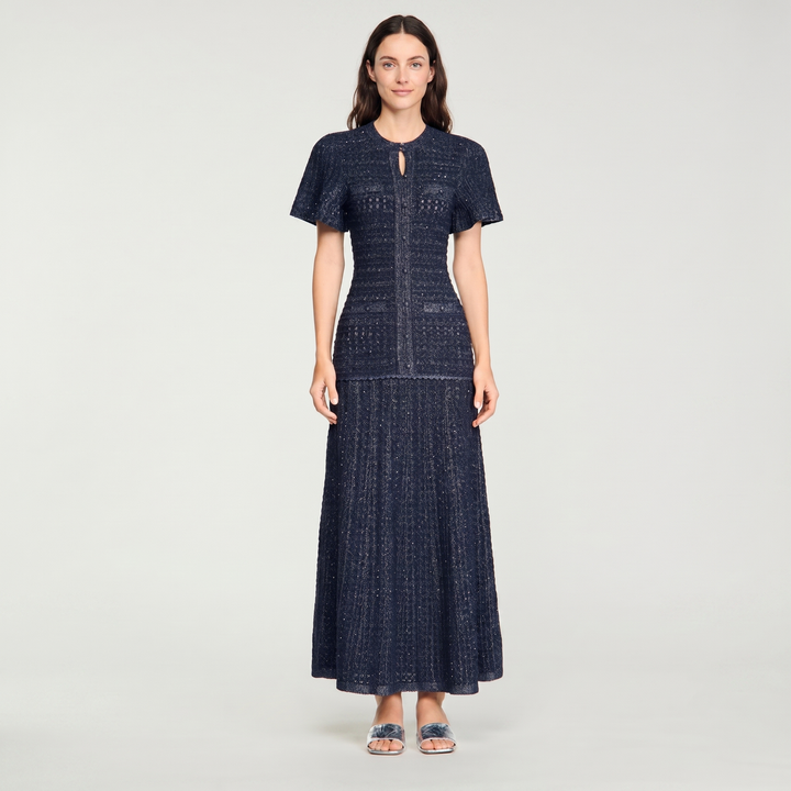 Seraphina Knit Button Maxi Dress