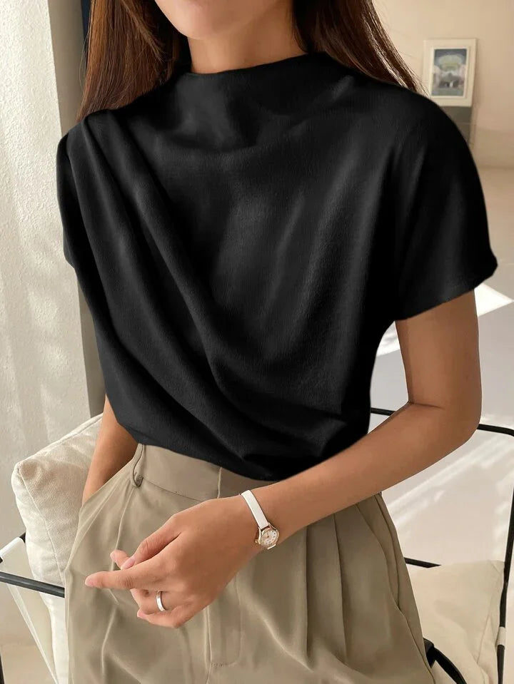 Eliavetta Funnel Neck Blouse