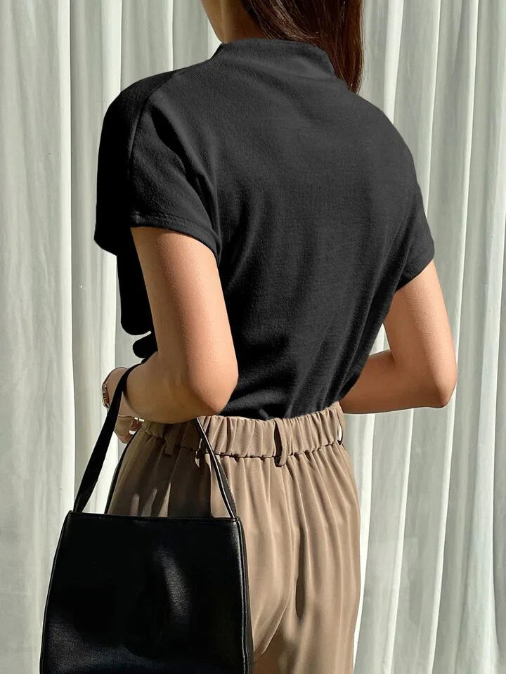 Eliavetta Funnel Neck Blouse