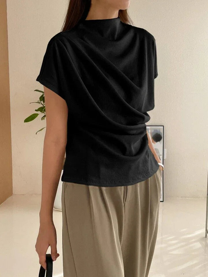 Eliavetta Funnel Neck Blouse