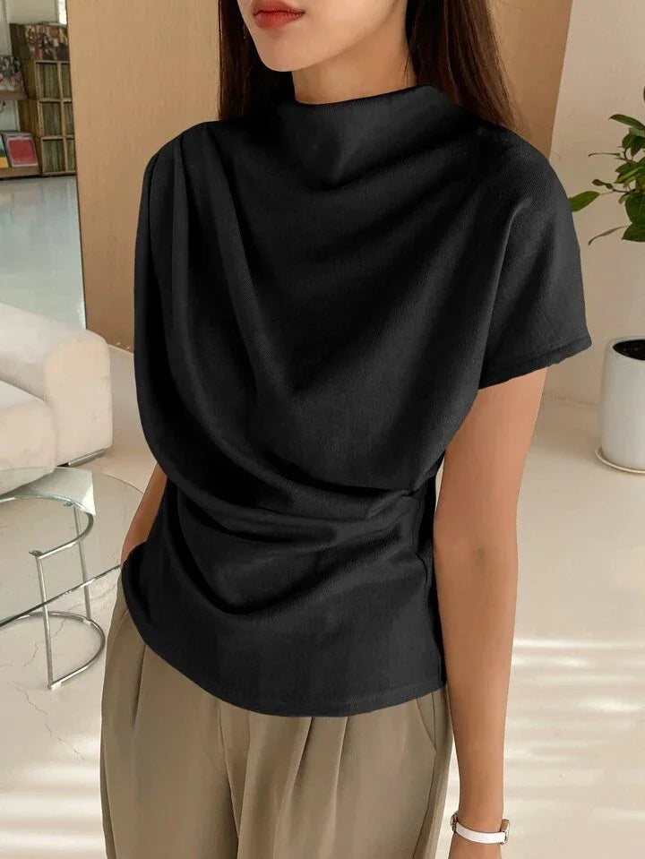 Eliavetta Funnel Neck Blouse