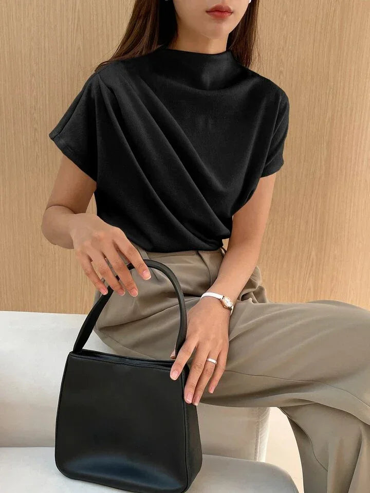 Eliavetta Funnel Neck Blouse
