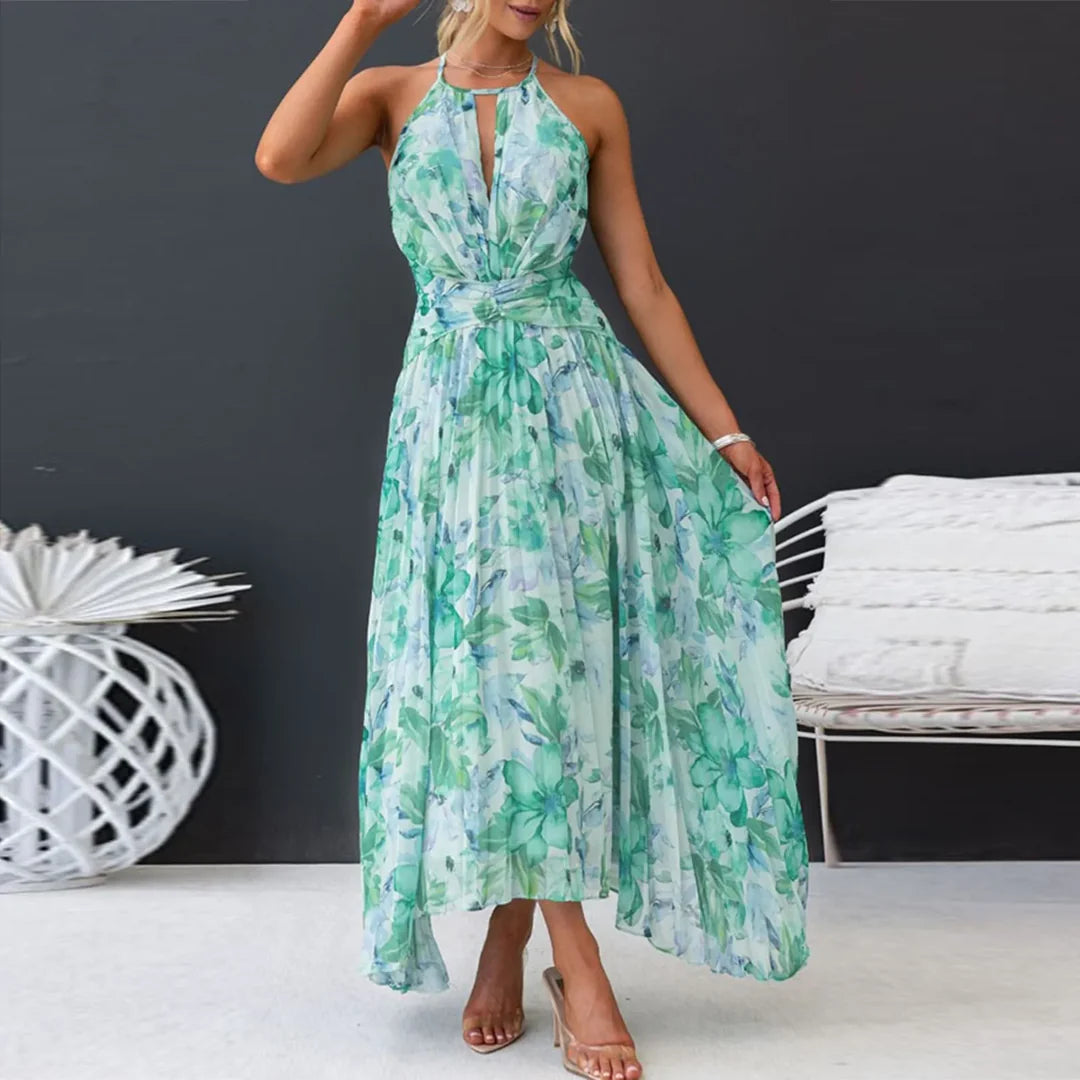 Minerva Floral Garden Party Wedding Guest Midi Dress