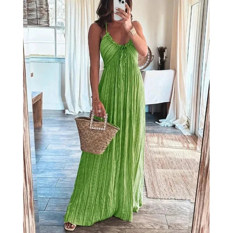 lightweight summer maxi dresses ANRABESS Womens 1/2 Sleeve Beach Wedding Guest Maxi Dresses 2026 Summer Wrap V Neck Boho Floral Flowy Slit Long Dresses Black Small at Amazon Women's Clothing store