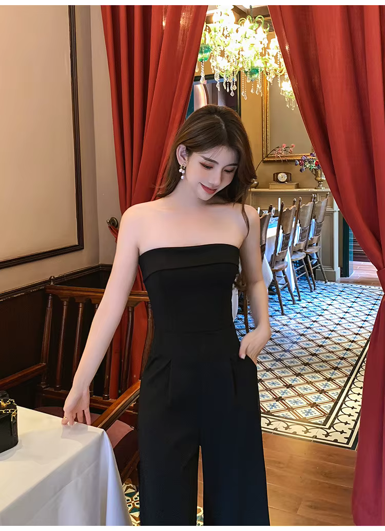 Noir Wide Leg Jumpsuit