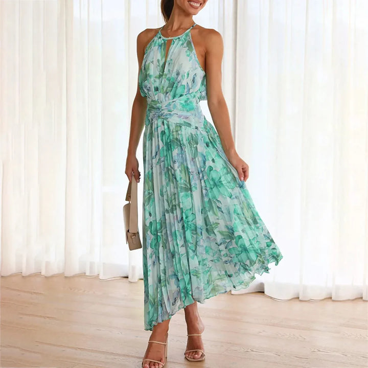 Minerva Floral Garden Party Wedding Guest Midi Dress
