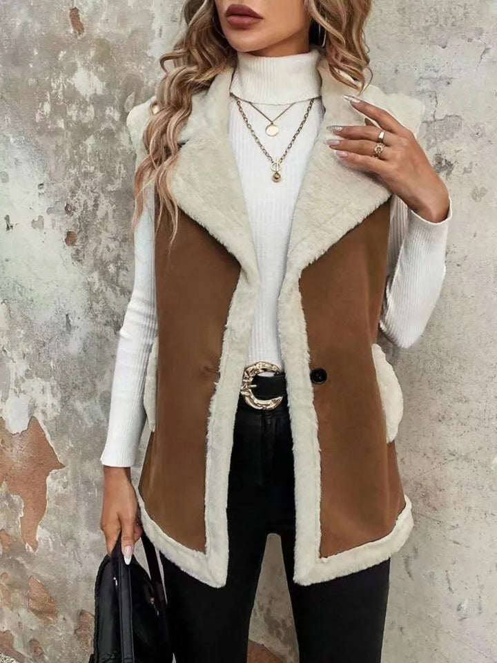 Pia Vintage Fur Vest