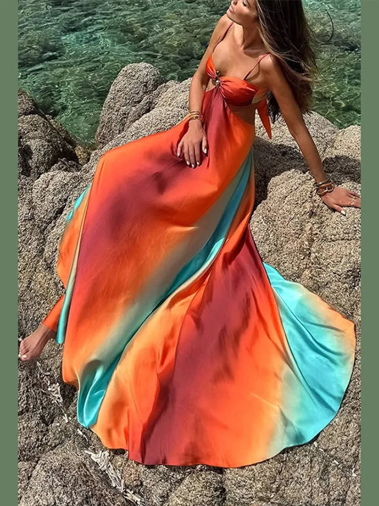 SOLARIA Maxi Dress