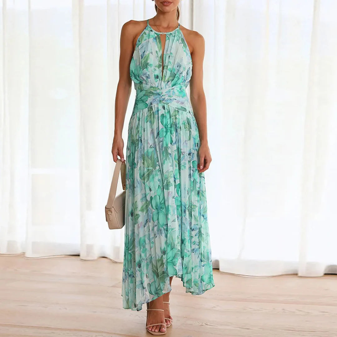 Minerva Floral Garden Party Wedding Guest Midi Dress