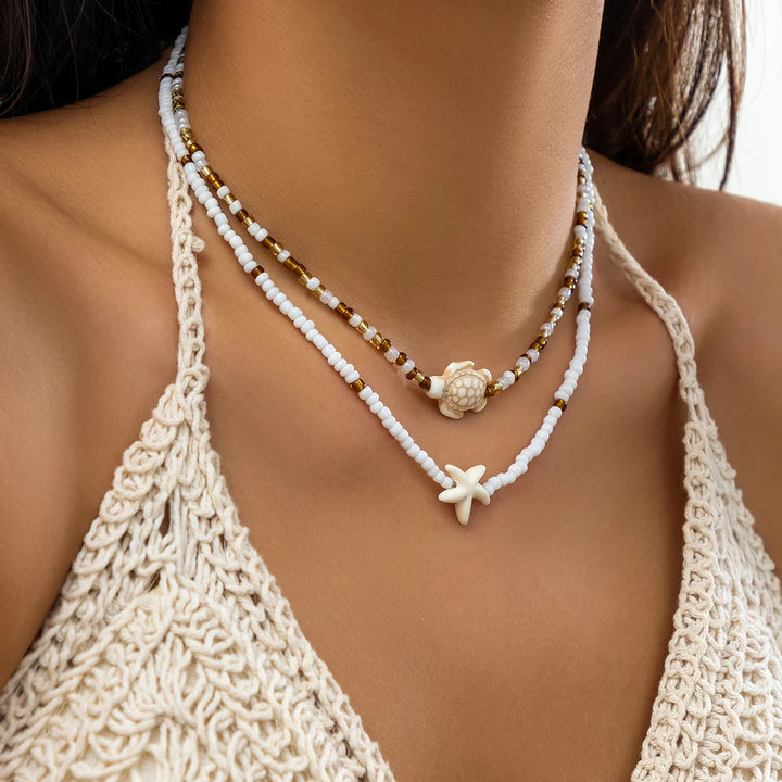 Brenavira Beach Layered Necklace