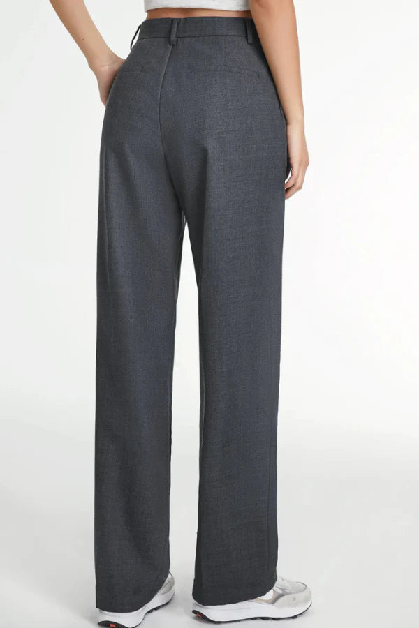 Lucia Charcoal Tailored Pants