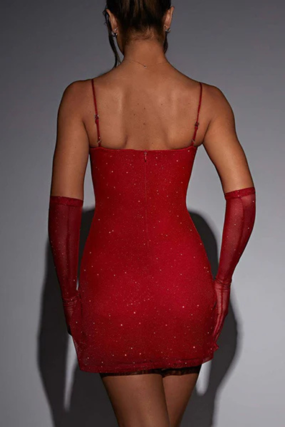 Irina Sparkle Sweetheart Mini Dress