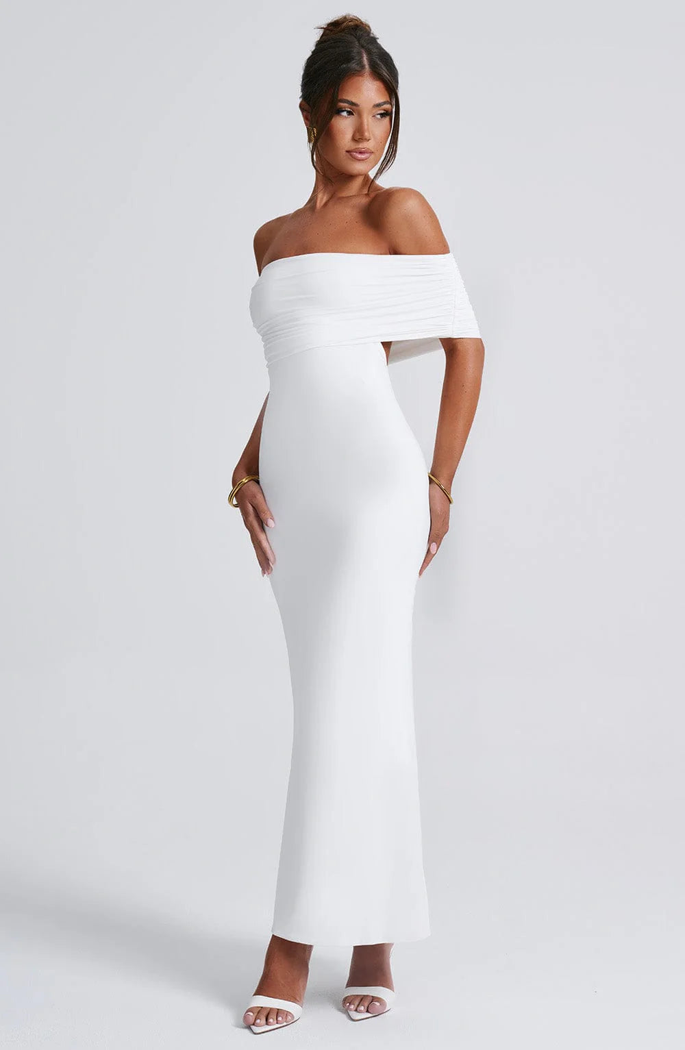 Ivy Off-Shoulder Maxi Dress