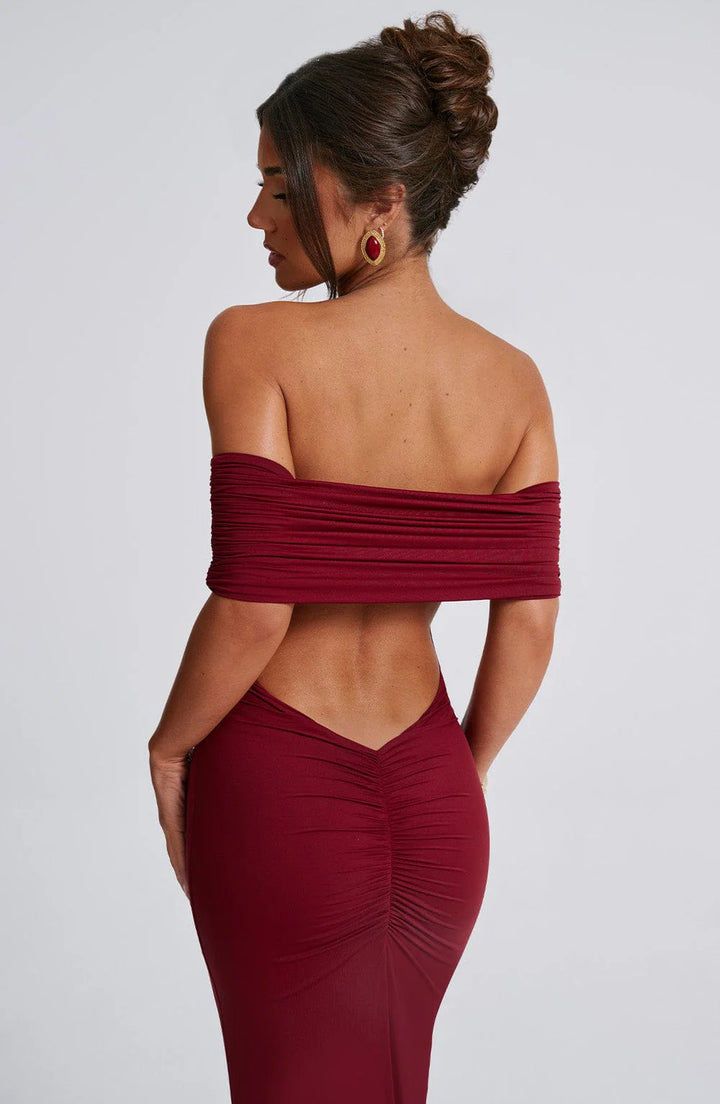 Ivy Off-Shoulder Maxi Dress