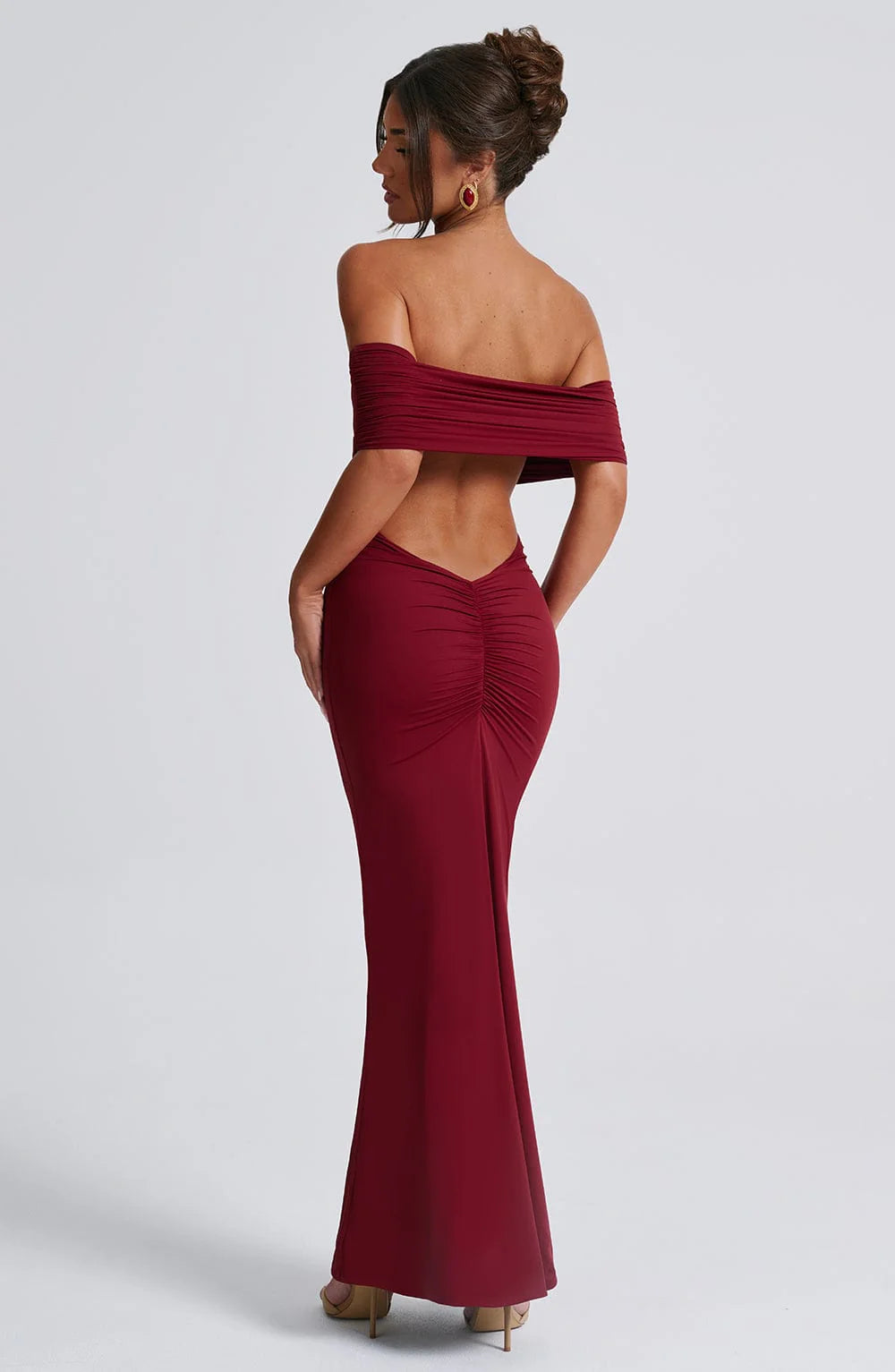 Ivy Off-Shoulder Maxi Dress