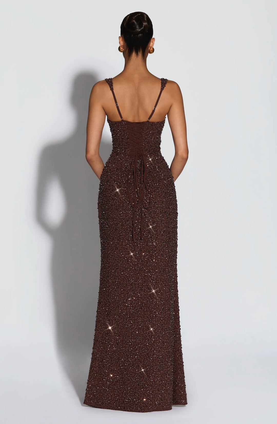 Naomi Sequin Bodycon Maxi Dress