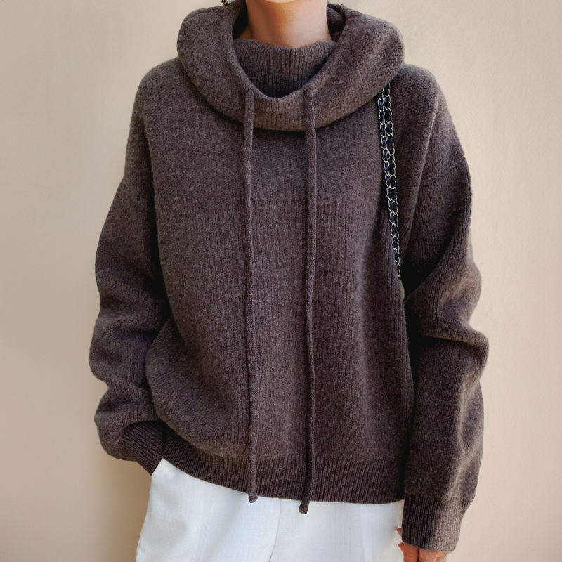 Scarlett Merino Turtleneck Hoodie