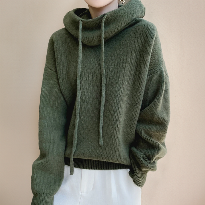 Scarlett Merino Turtleneck Hoodie