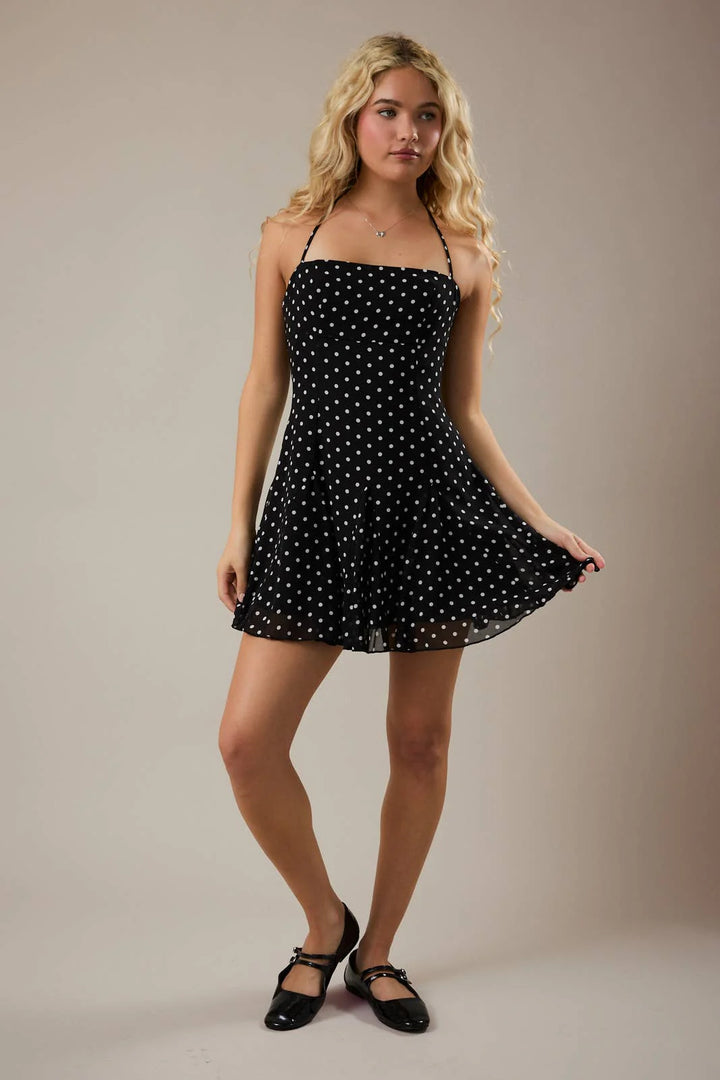Luna Polka Dot Mini Dress