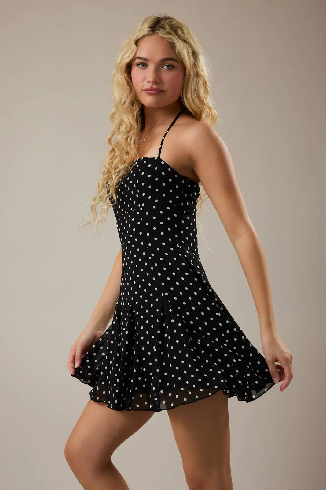 Luna Polka Dot Mini Dress