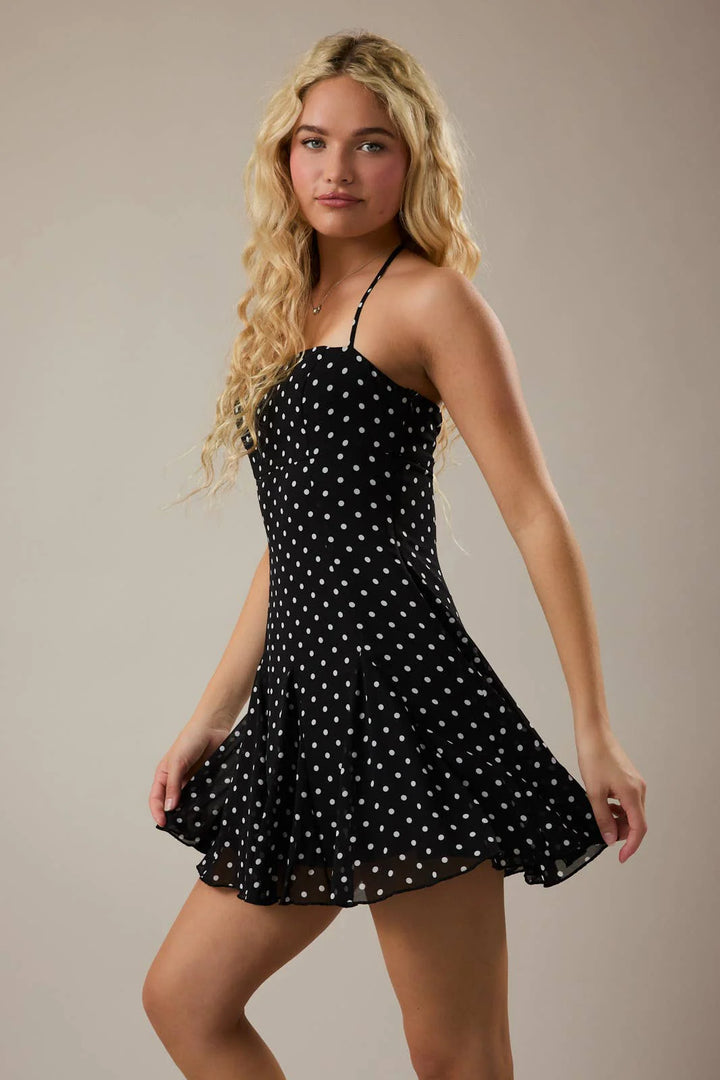 Luna Polka Dot Mini Dress