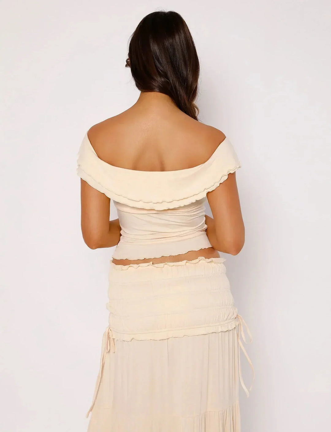 Bonnie Smocked Crop & Maxi Skirt Set