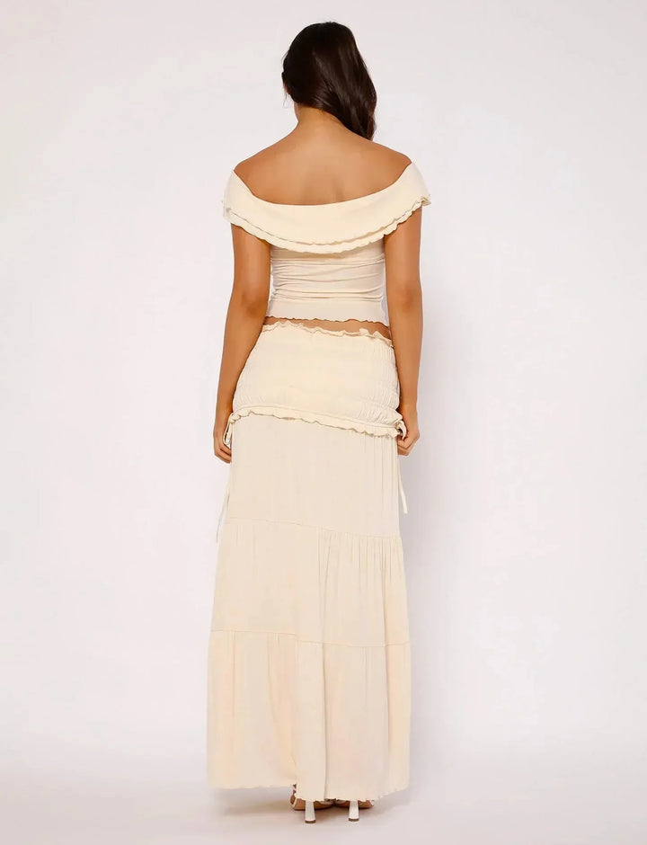 Bonnie Smocked Crop & Maxi Skirt Set