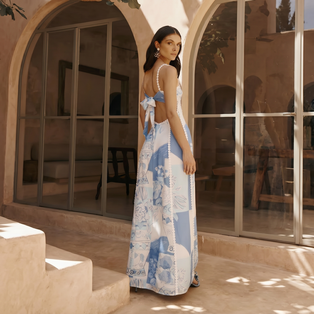 Phoebe Patchwork Maxi Dress