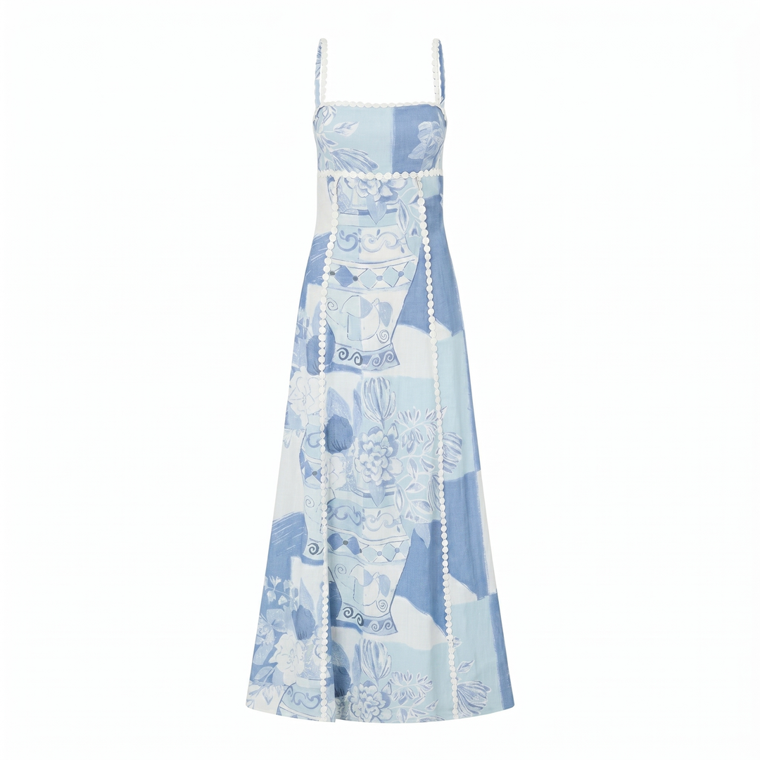 Phoebe Patchwork Maxi Dress