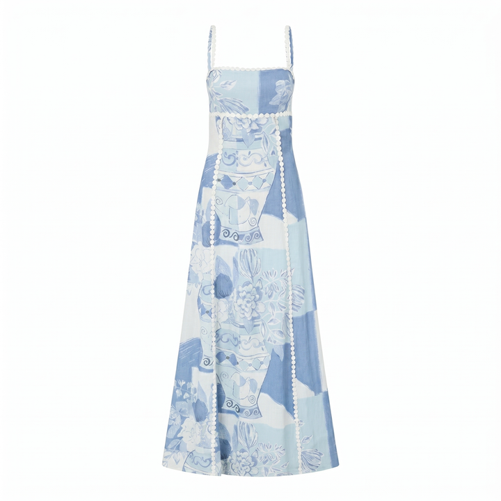 Phoebe Patchwork Maxi Dress