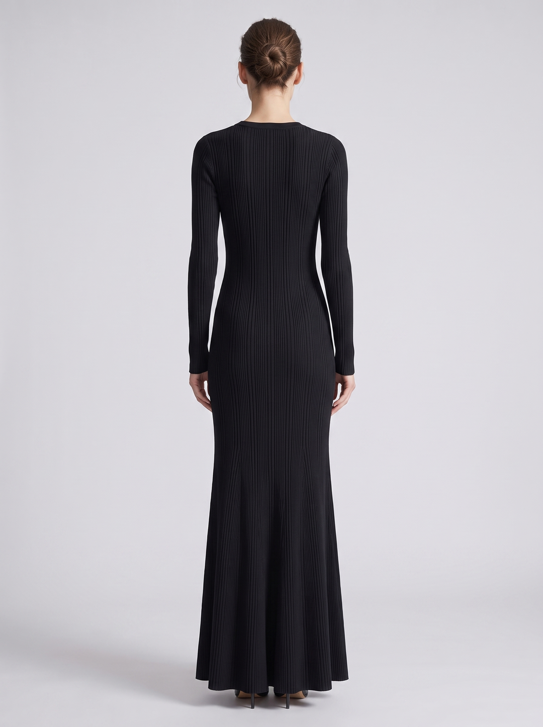 Addison Ribbed Long Sleeve Sweater Maxi Dress