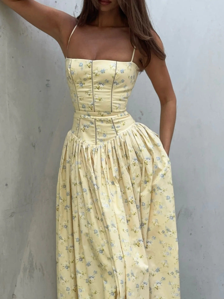 Rosienna Floral Summer Wedding Guest Midi Dress
