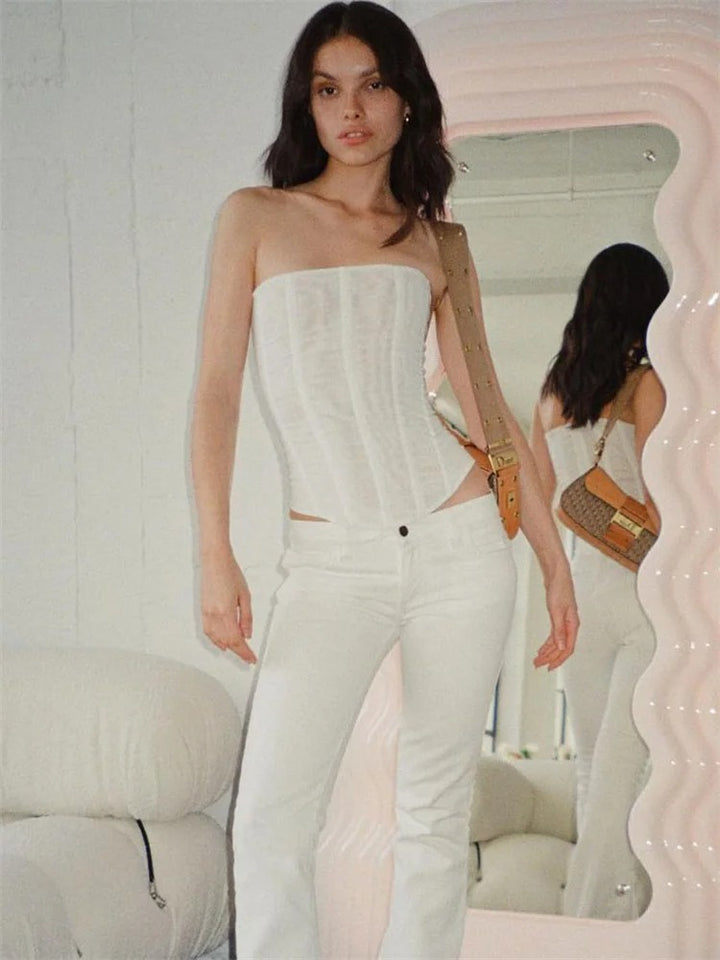 Lunelle Strapless Contour Summer Top