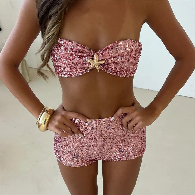 Elspeth Sequin Two-Piece Set