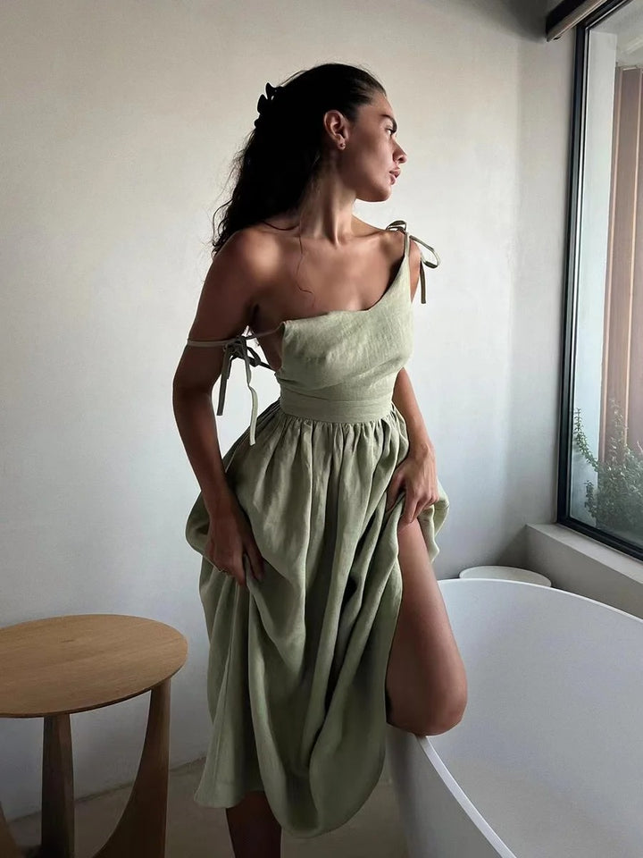 Madelina Summer A Line Midi Dress
