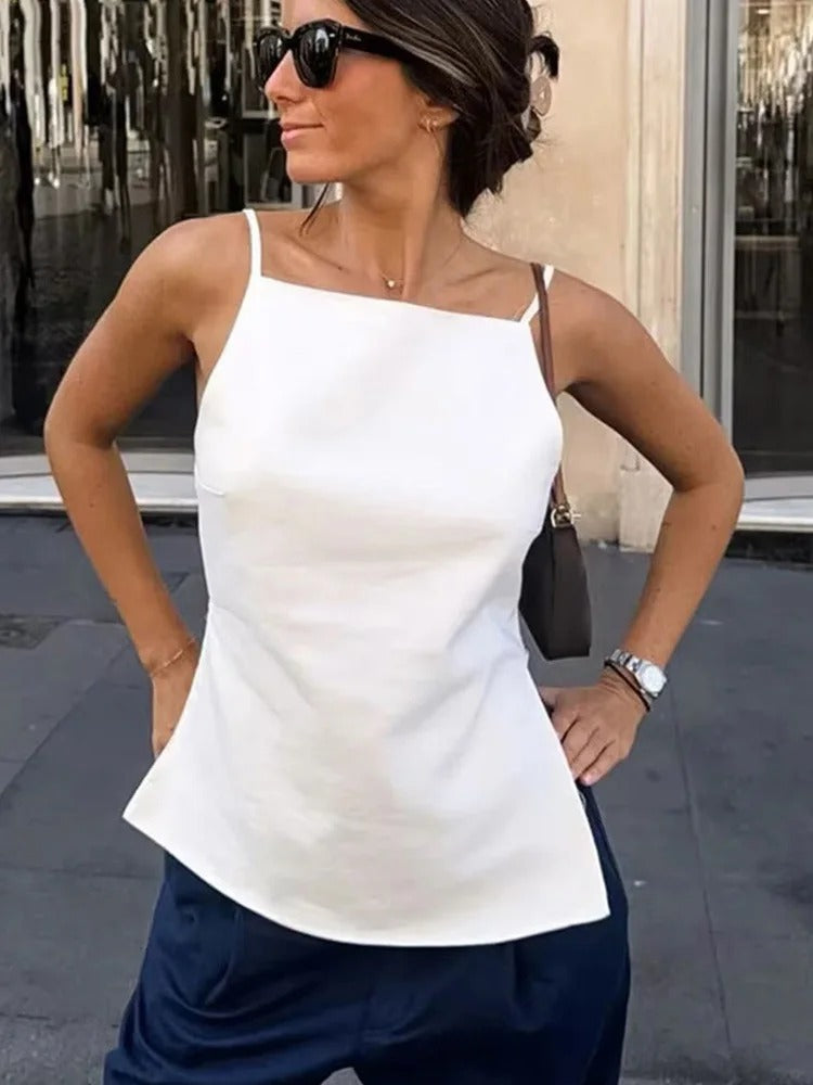 Fiorenna Minimalist Summer Cami Top
